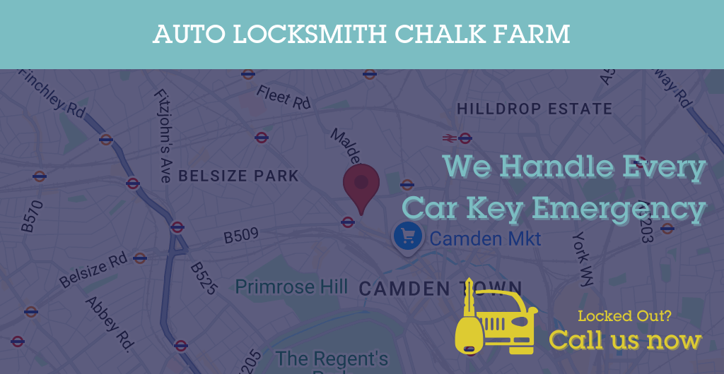 Auto Locksmith Services in Chalk Farm - NW postcode