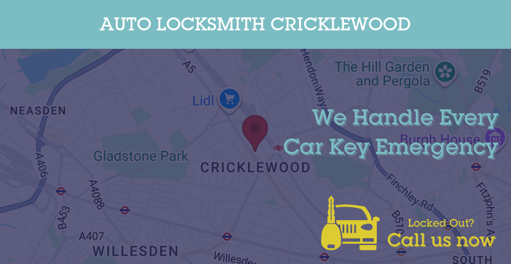 Auto Locksmith Services in Cricklewood - NW postcode