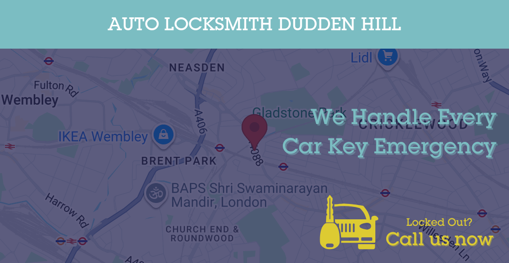 Auto Locksmith Services in Dudden Hill - NW postcode
