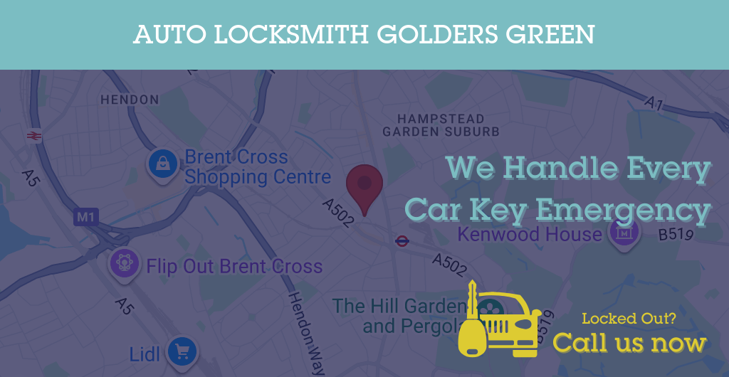 Auto Locksmith Services in Golders Green - NW postcode