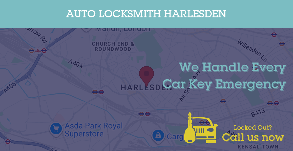 Auto Locksmith Services in Harlesden - NW postcode