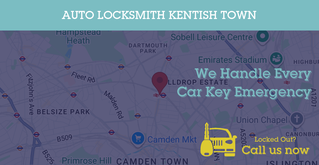 Auto Locksmith Services in Kentish Town - NW postcode