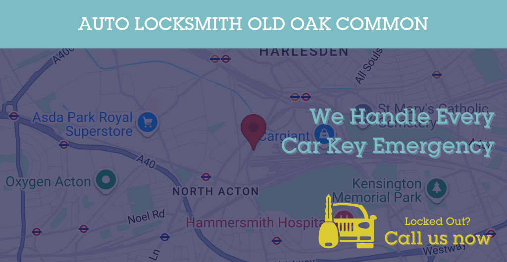 Auto Locksmith Services in Old Oak Common - NW postcode