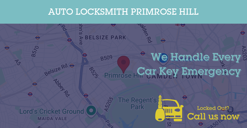 Auto Locksmith Services in Primrose Hill - NW postcode