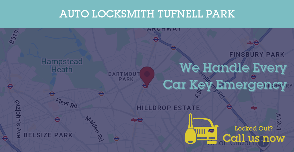 Auto Locksmith Services in Tufnell Park - NW postcode