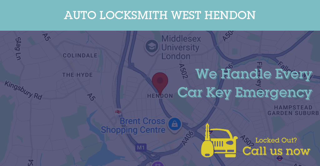 Auto Locksmith Services in West Hendon - NW postcode