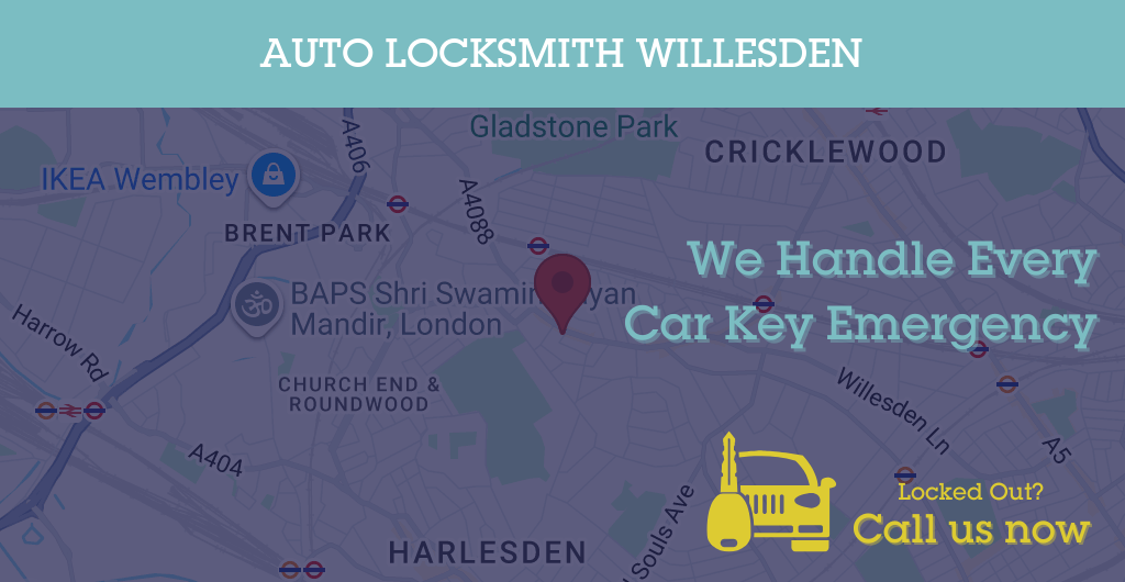 Auto Locksmith Services in Willesden - NW postcode